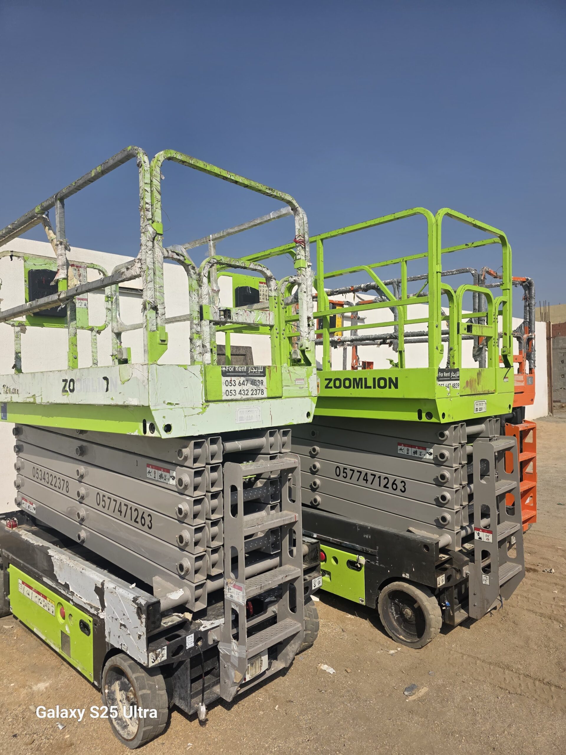 سيزرلفت 16متر للايجار في جده مكه المكرمة رافعة مقص