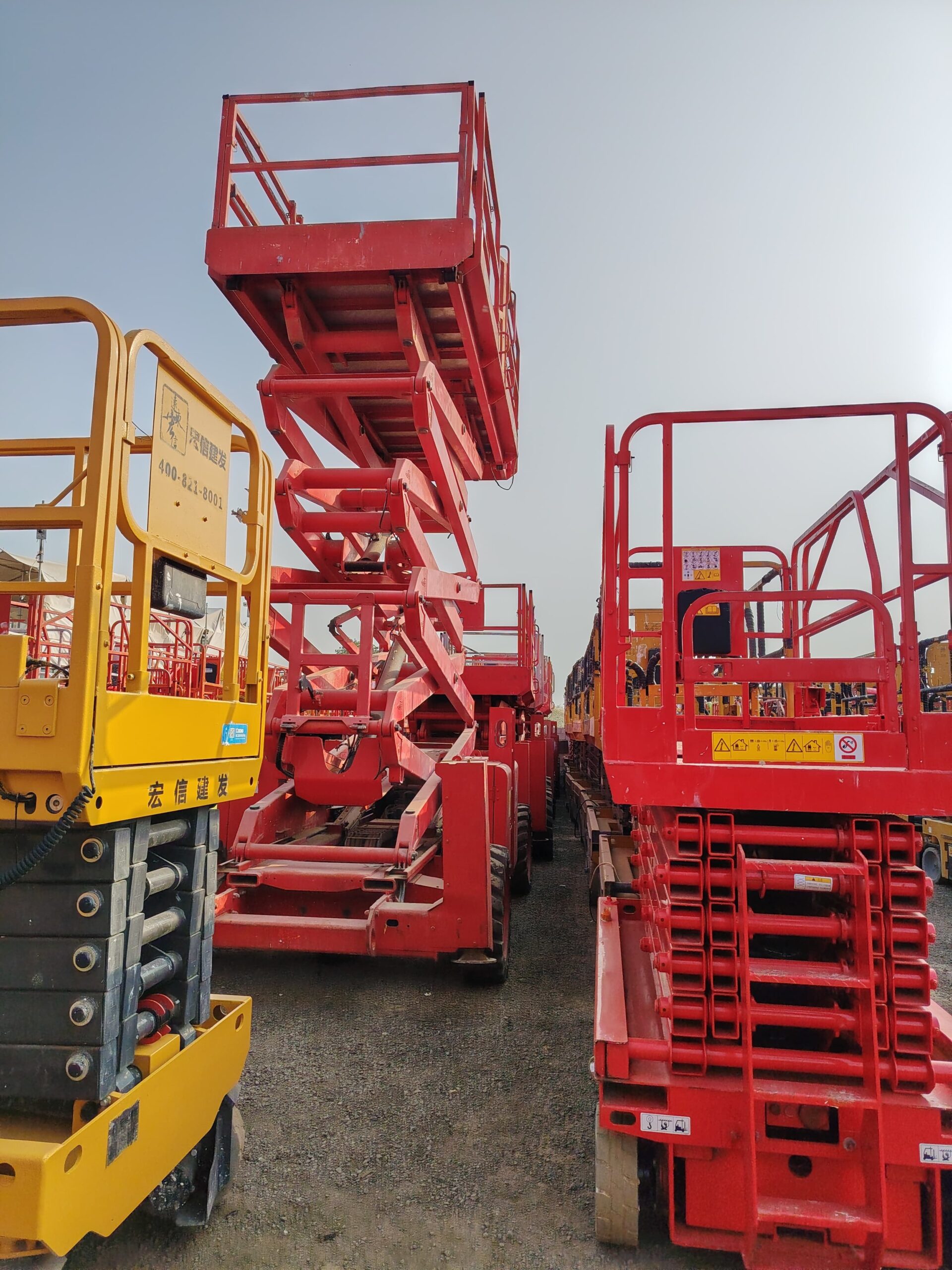 سیزر لفت رافعه مقصيه 12 متر 14 متر 16 متر كهرباء ل