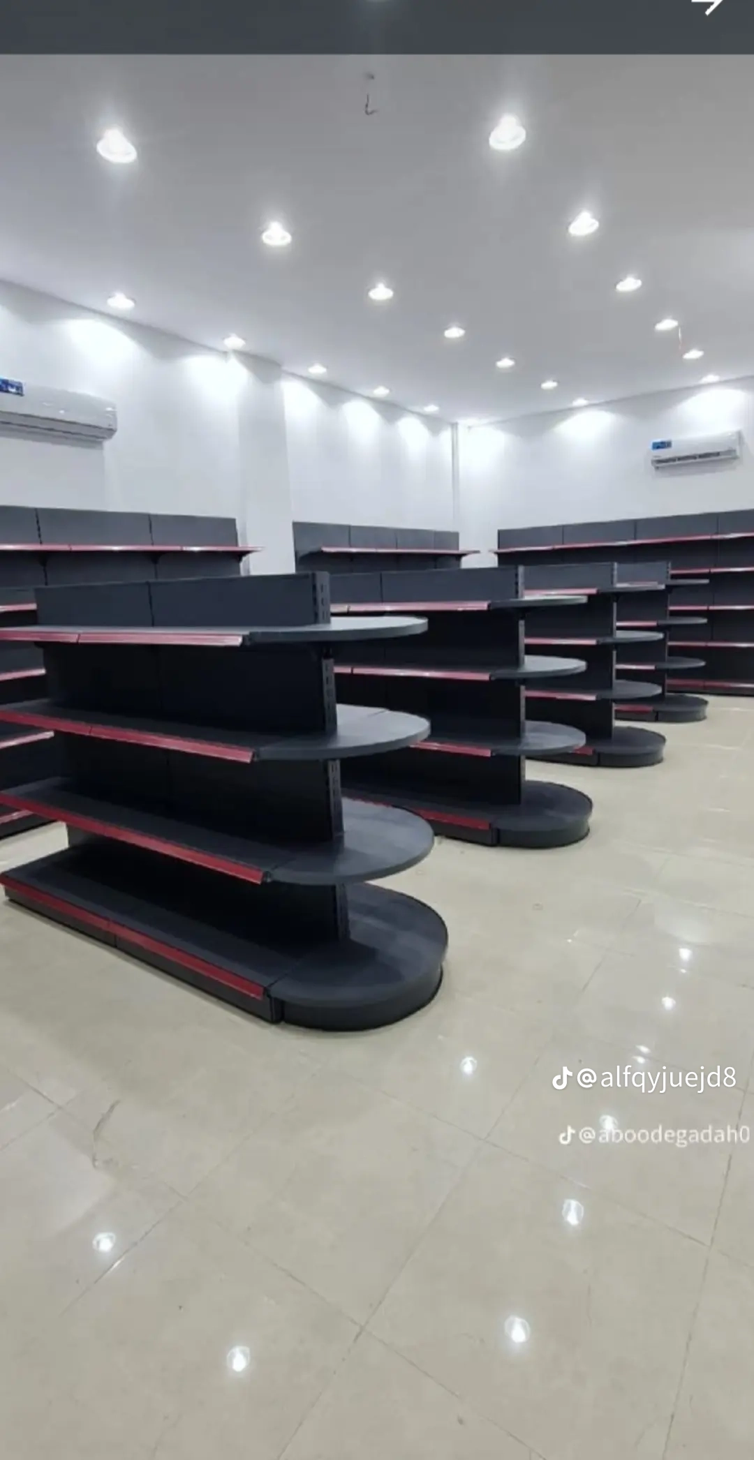 ارفف مستودعات رفوف