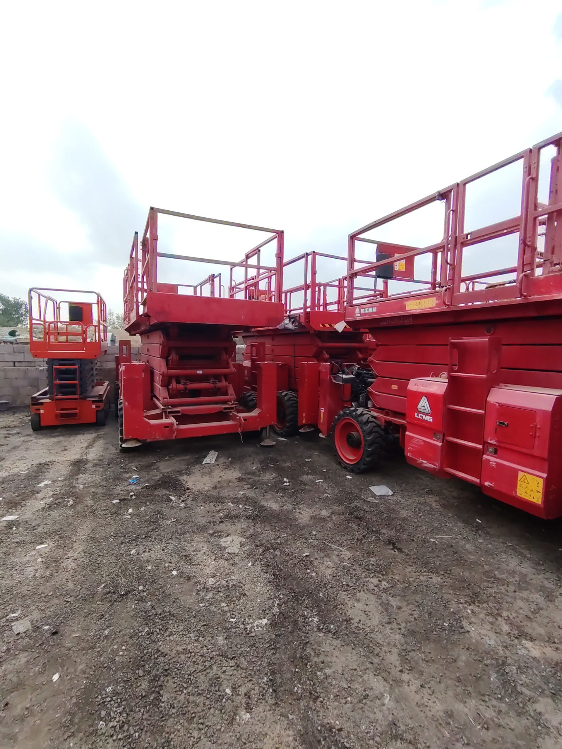 سيزر لفت 16متر 18متر ديزل للايجار جده