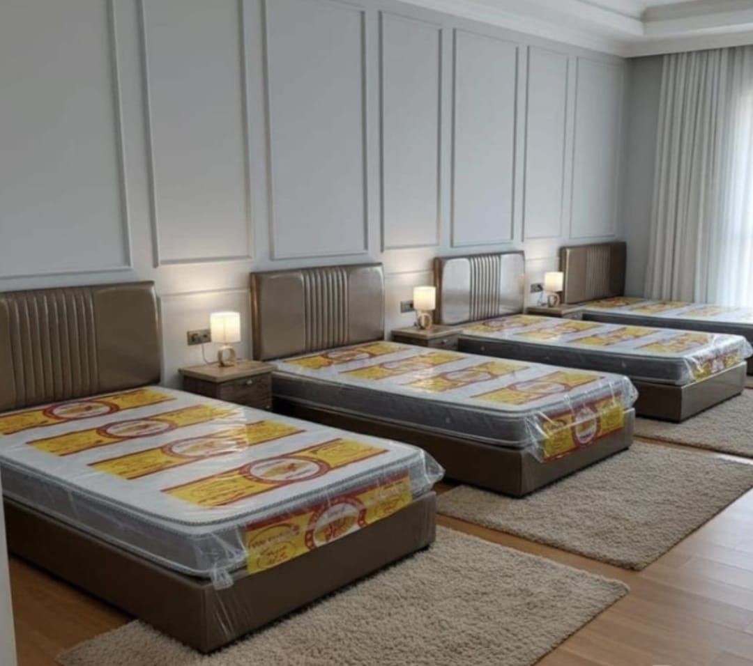 عروض وتخفيضات ٢سرير نفر ونص جديد مع ٢مرتبه ضغط مع