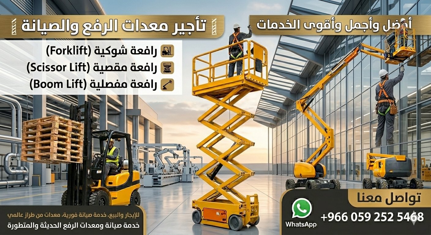 سيزرلفت مان لفت رافعة مقصية رافعة شوكية كرينات مكة