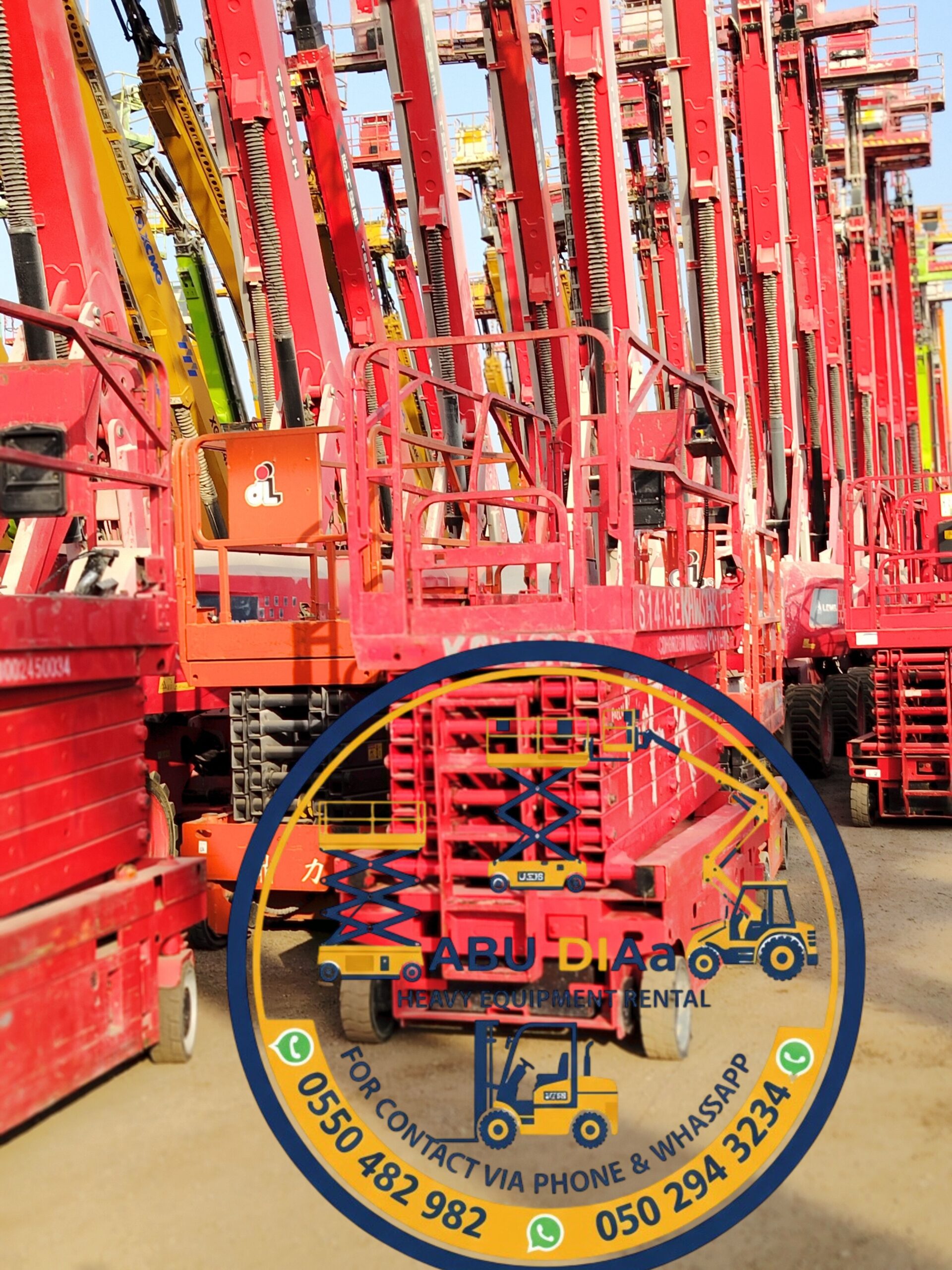 سيزرلفت للايجار،مانلفت للايجار، فوركلفت وكرينات وب