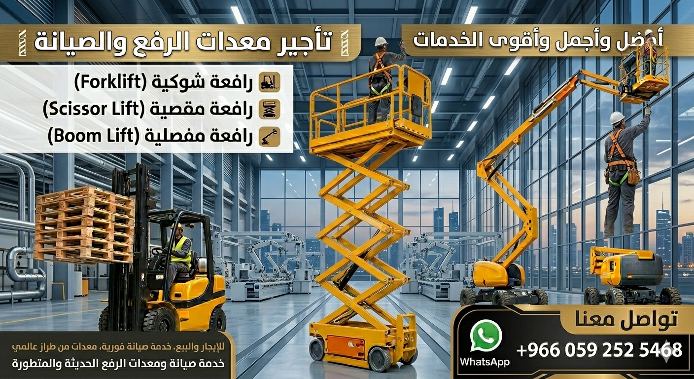 سيزرلفت مان لفت رافعة مقصية رافعة شوكية كرينات مكة