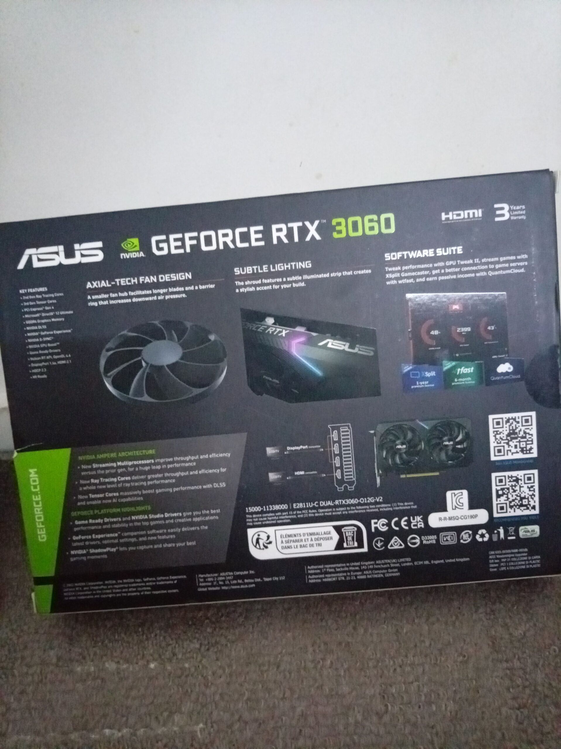 كرت شاشه 3060 12 استخدام أسابيع