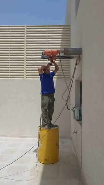 تكسير وترحيل قص خرسانة بالمنشار تخريم كور عمال