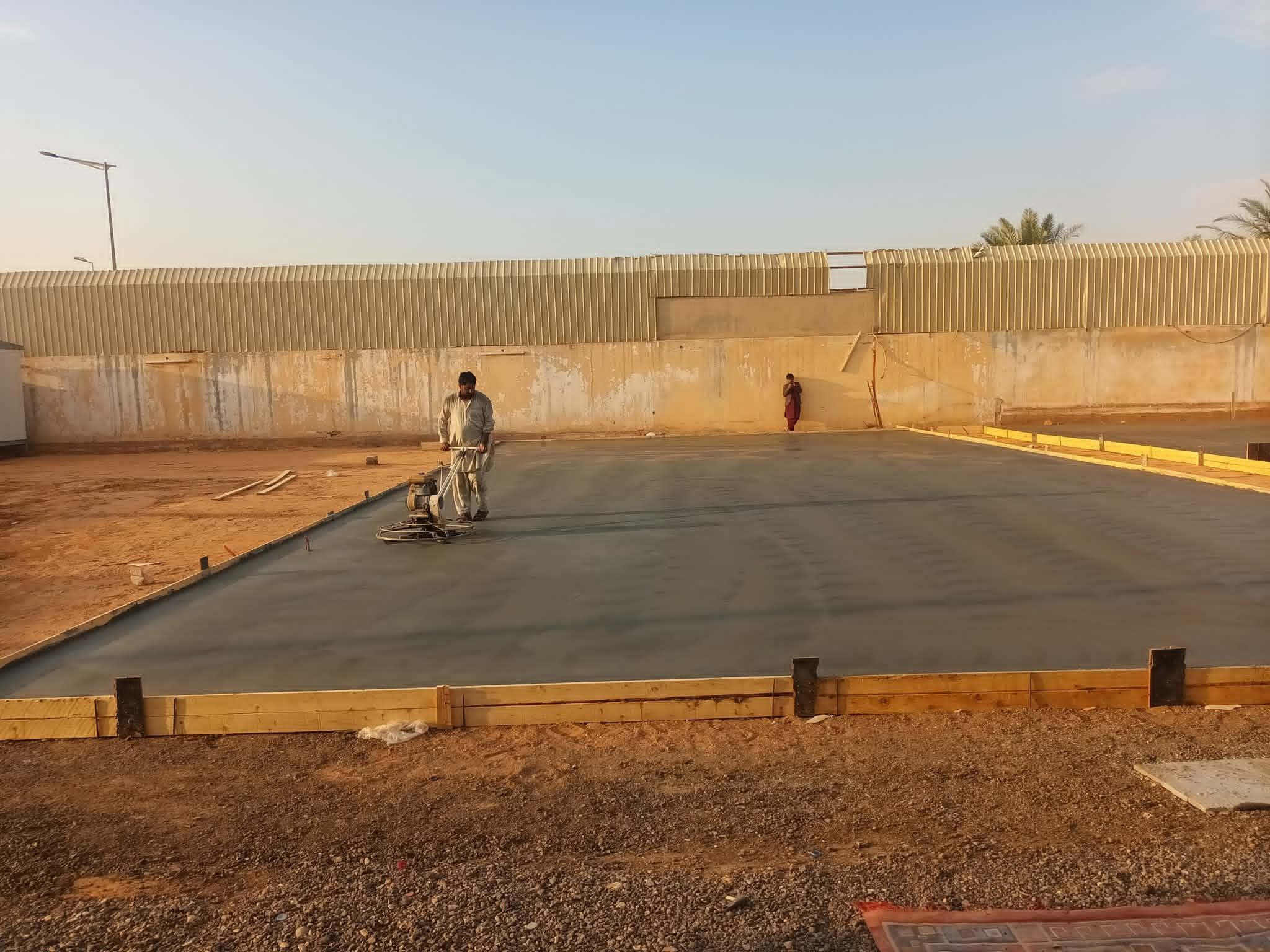 مقاول صبات الاضيات الخرسانة صبة مطبوعة