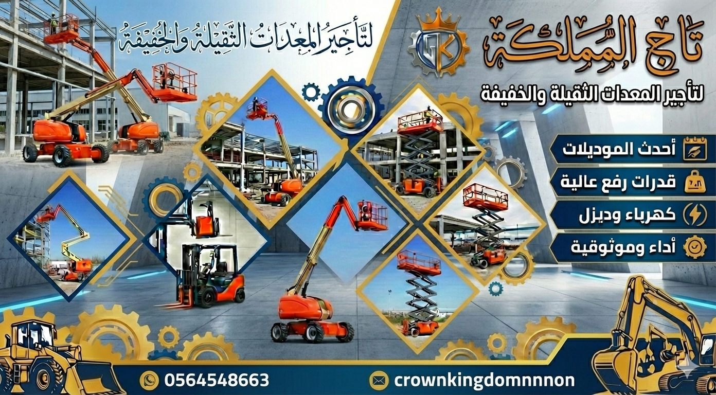 مان لفت * سيزر لفت * فوركلفت للايجار في الدمام