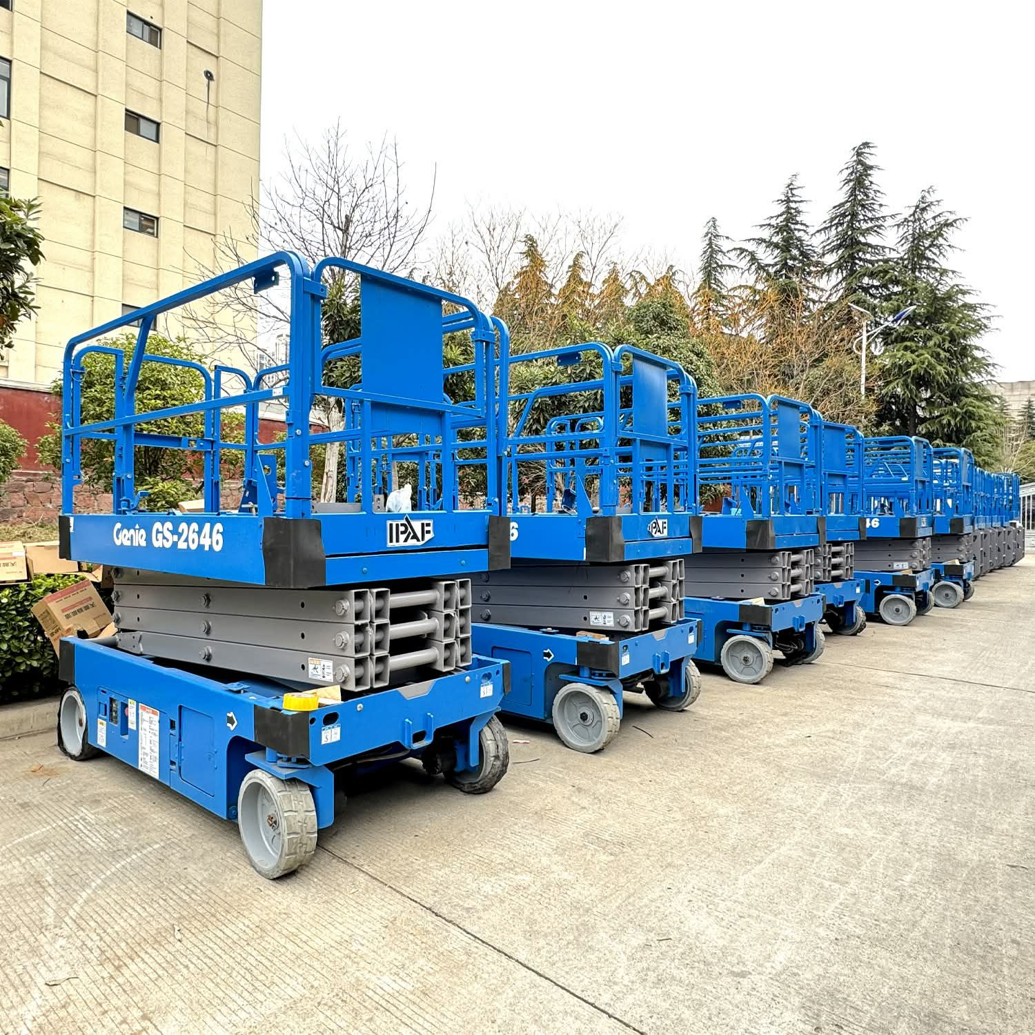 سيزرلفت كهرباء ديزل مانلفت رافعة مقصية رافعة شوكية