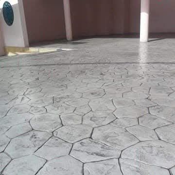 مقاول صبات الاضيات الخرسانة صبة مطبوعة