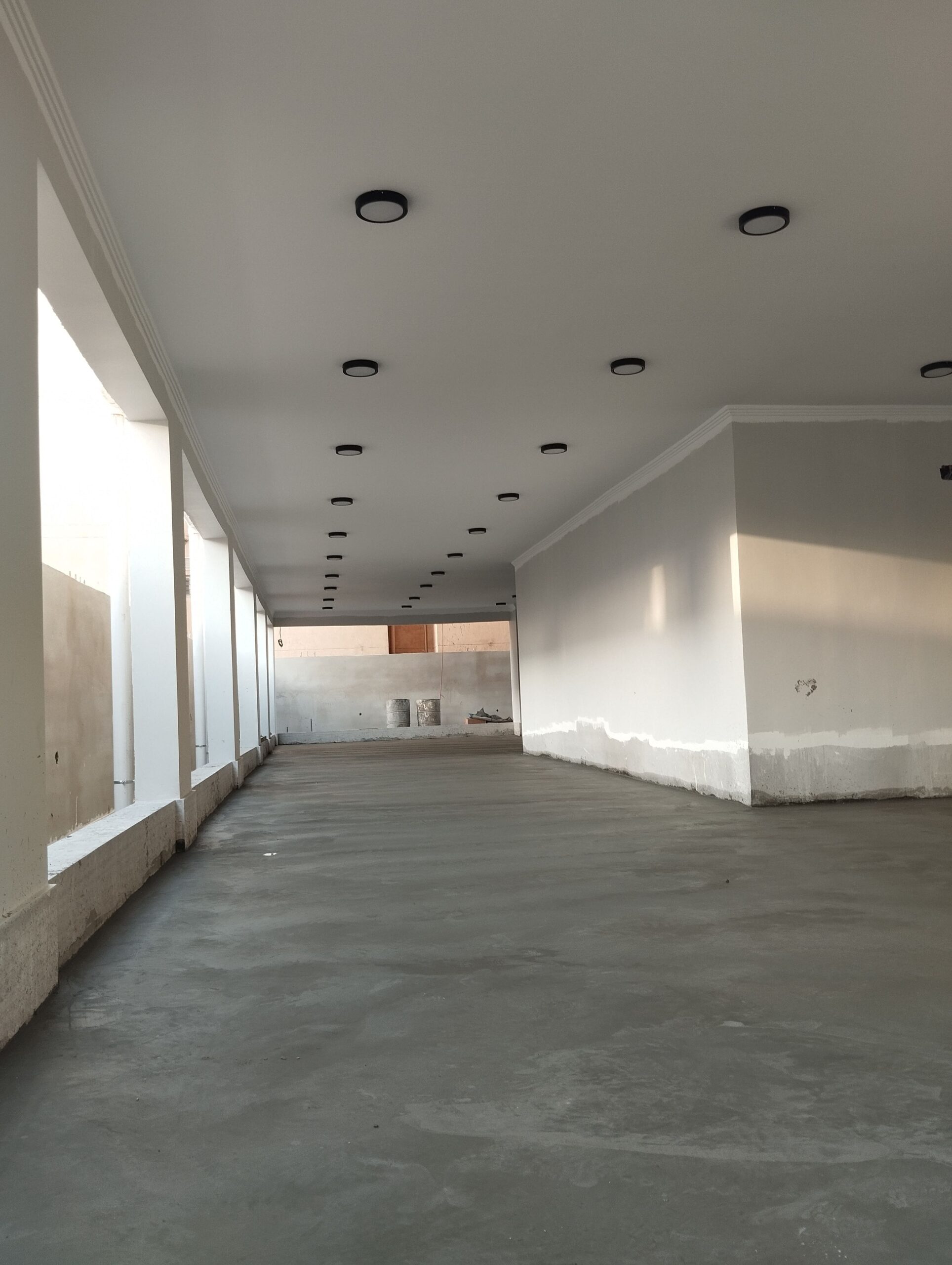 الخرسانة مطبوعة ملون صبة مروحة