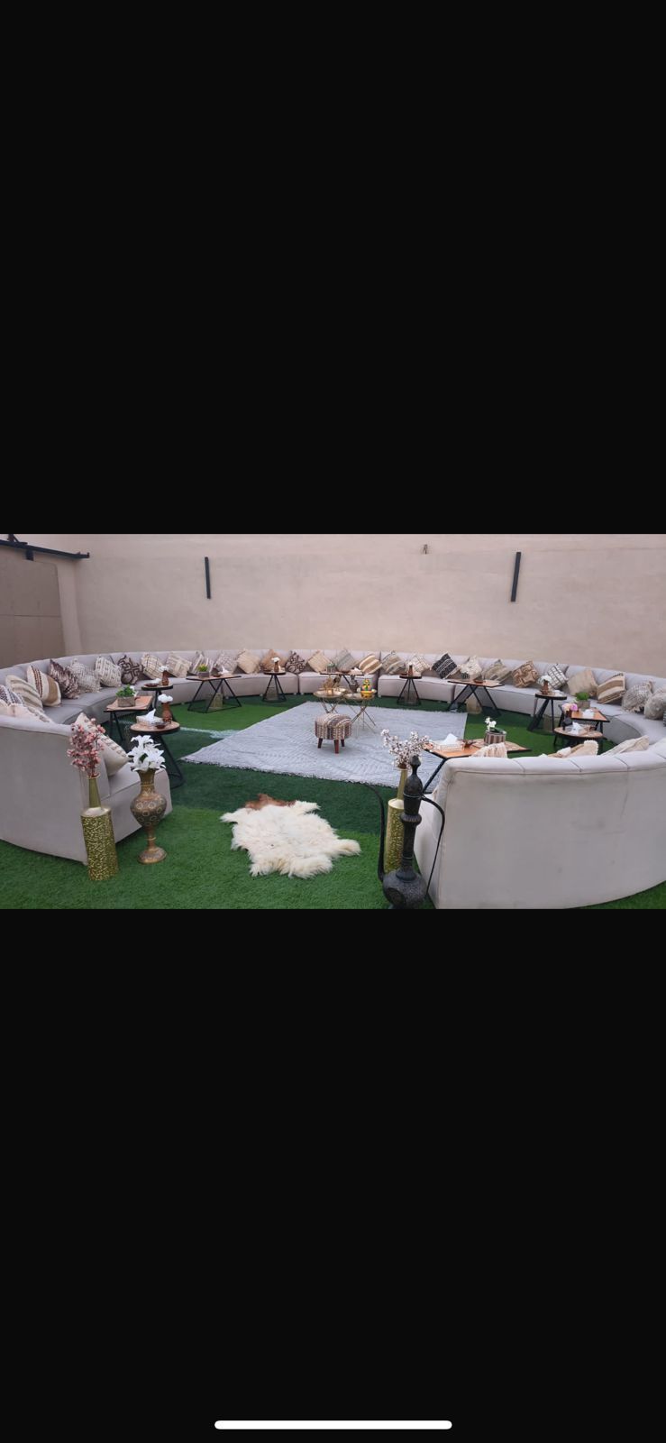 تأجير خيم اوروبيه جلسات