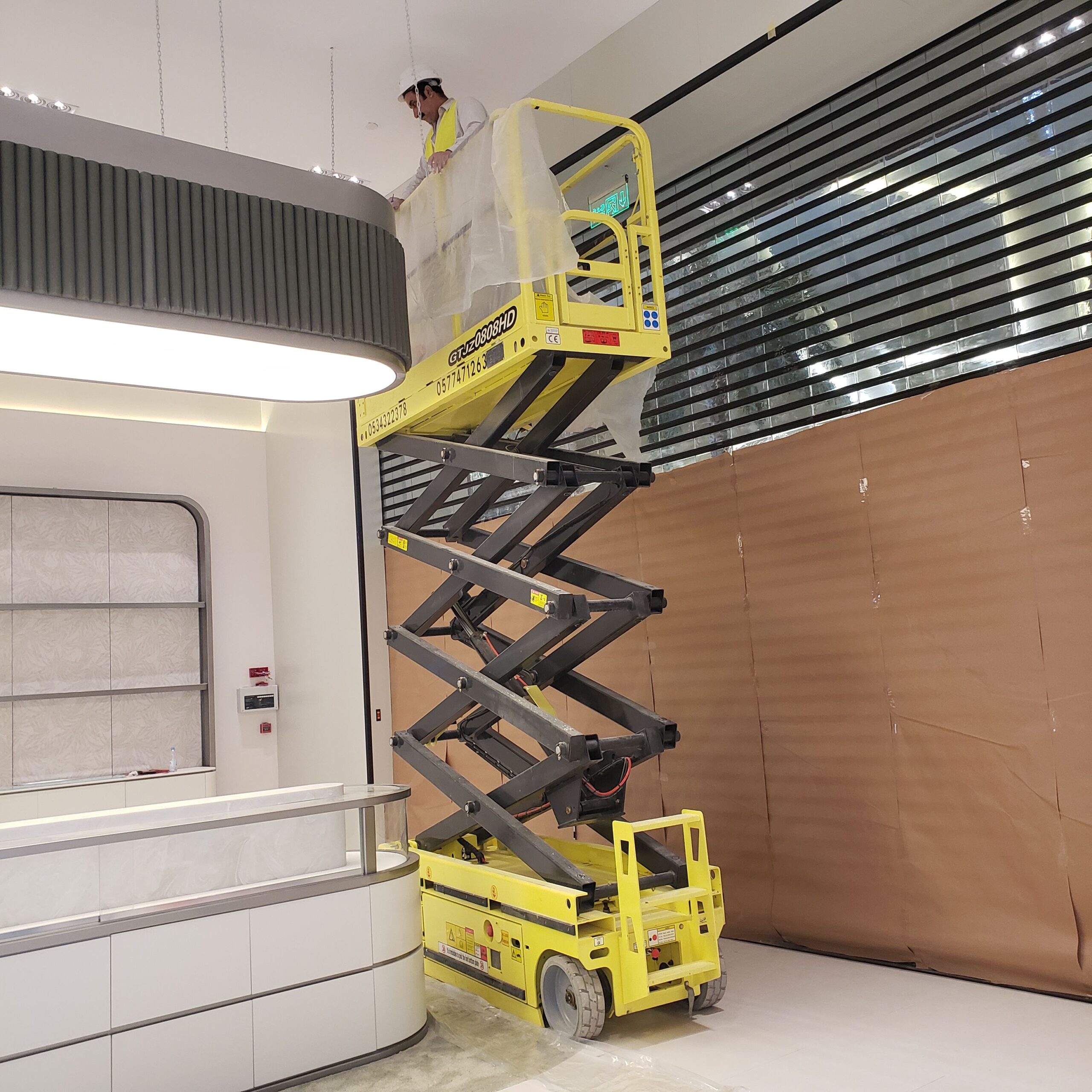 سيزرلفت مانلفت كهرباء ديزل رافعة مقصية كرينات جي س