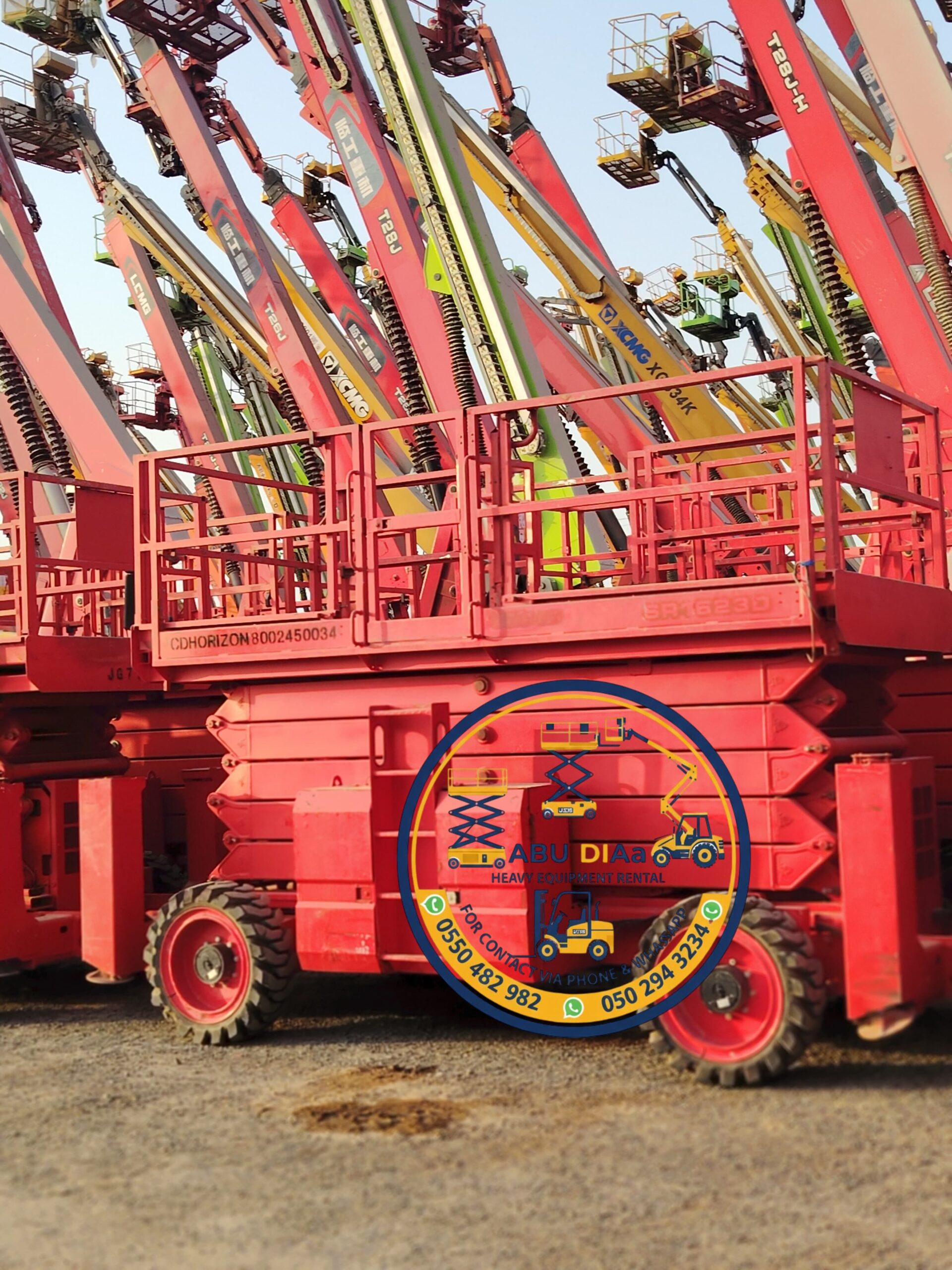 سيزر لفت ، مان لفت للايجار ،فوركلفت وكرينات وتاور