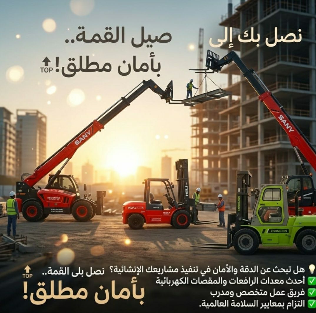 سيزرلفت كهرباء ديزل مانلفت رافعة مقصية رافعة شوكية