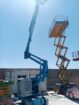 Manlift forklift scissor lift rental Jeddah