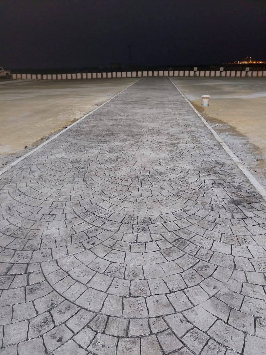 مقاول صبات الاضيات الخرسانة صبة مطبوعة