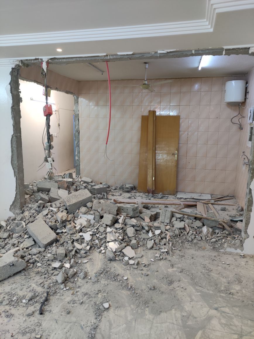 معلم الباكستاني شغل كمبريسر تكسيرجدران حفر قواعد خ