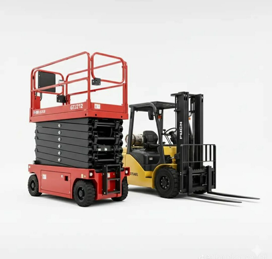 تاجيرscissor lift main lift رافعة شوكية تاورلايت س