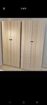 Bed and mattress and wardrobe