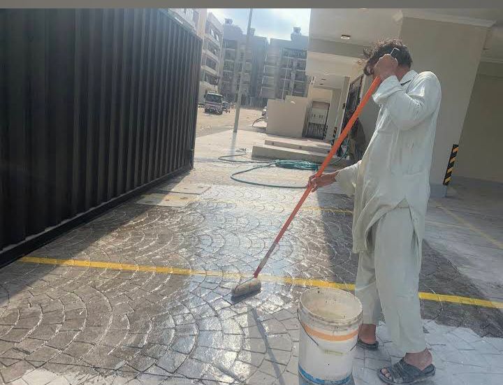 صبة ميزانية-صبة مروحة-سطح ميول عمارة-مستودغات-ليول