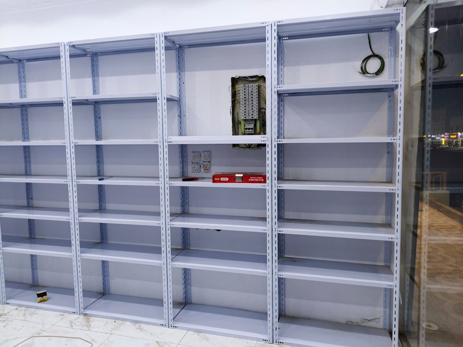 رفوف سوبر ماركت رفوف مستودع رفوف بقاله رفوف تخزين