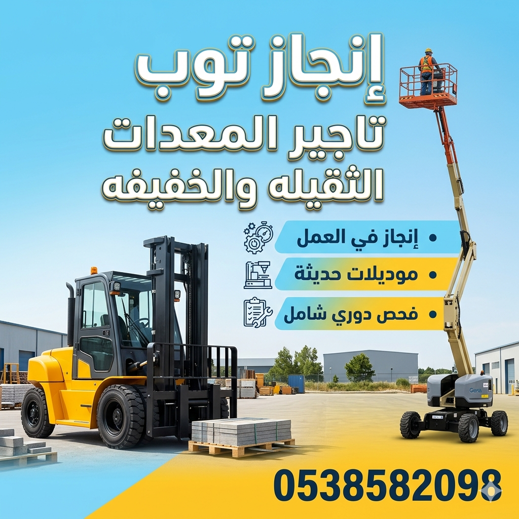 سيزرلفت للايجار رافعات شوكيه فوركلفت للايجار