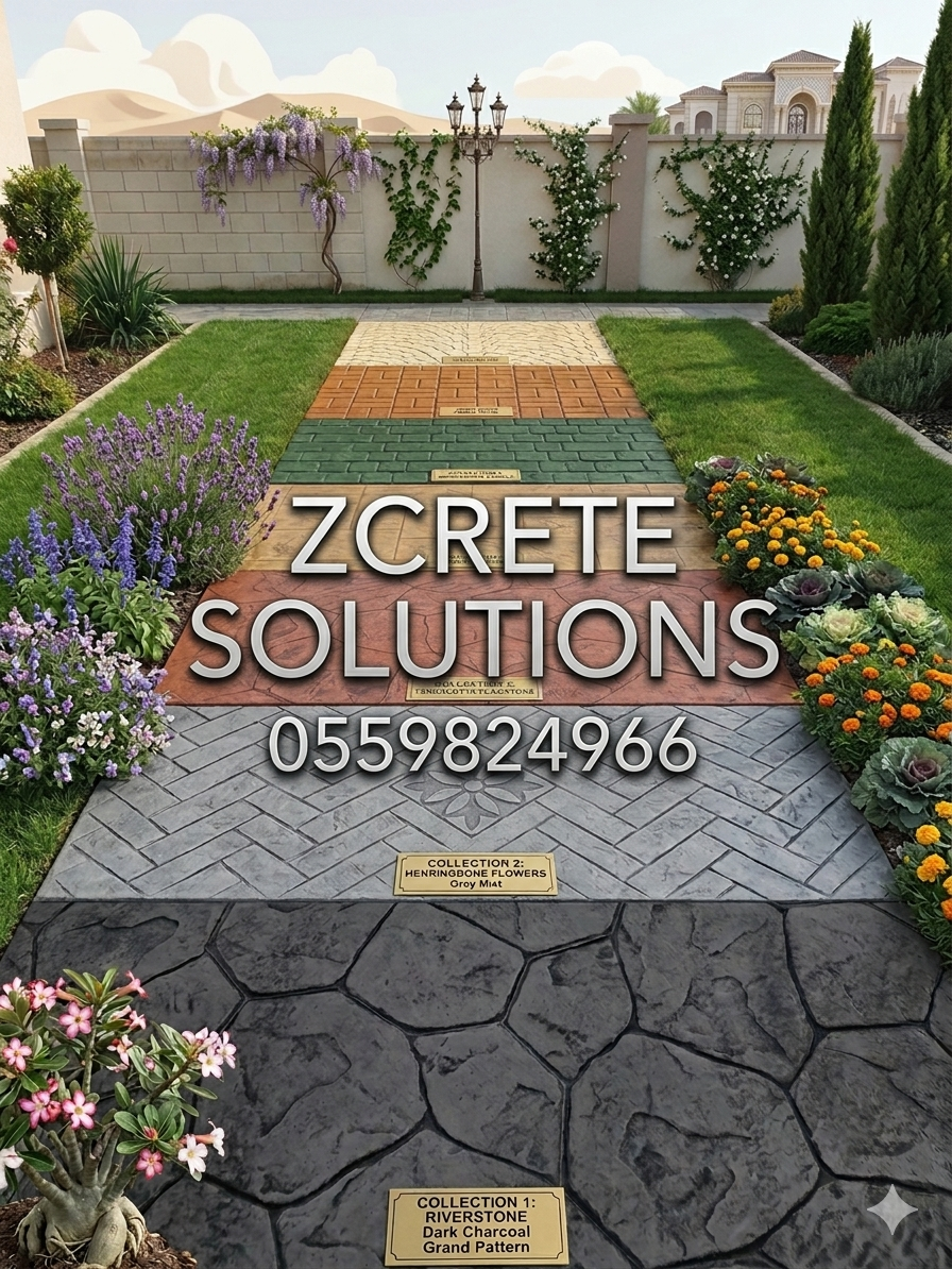 خرسانة مطبوعة صبة مروحة تنعيم ايبوكسي