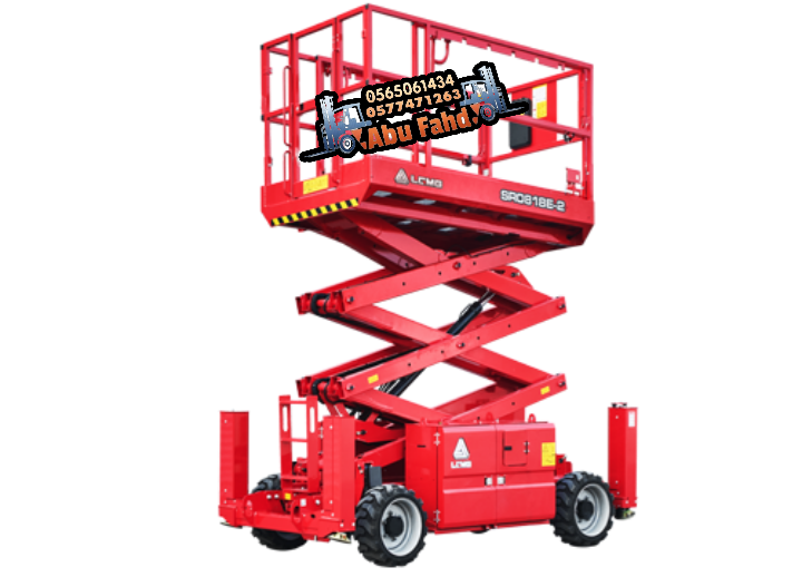 سيزر لفت 18متر للايجار رافعه مقصيه للايجار