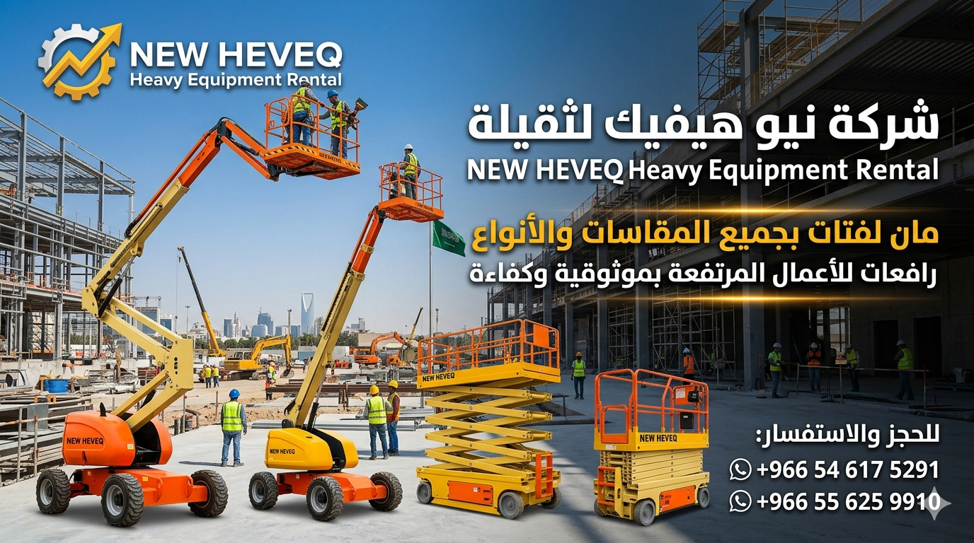 رافعة شوكية سيزرلفت للايجار مان لفت للايجار المدين