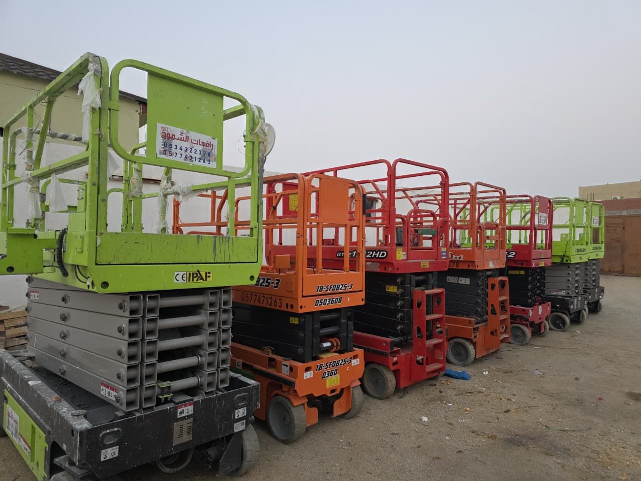 رافعه عمال سيزر لفت للأيجار في جدة يوجد من 8 الى 1