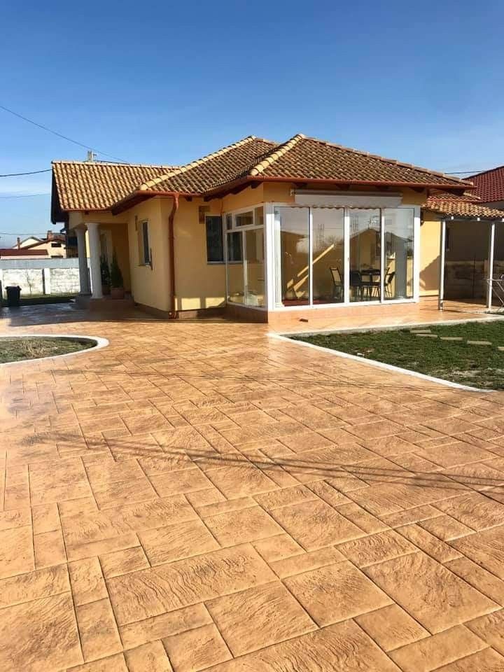 خرسانة مطبوعة صبة مروحة تنعيم ايبوكسي