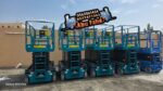 Scissorlift for rent in Jeddah رافعات_مقصية_للايجا