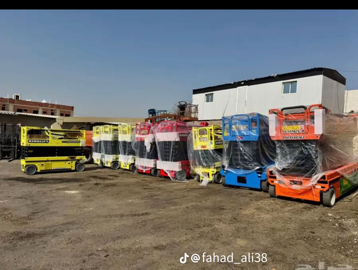 سيزرلفت مانلفت رافعات مقصية سقالات كهربائيه جدة مك