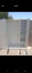 Bed and mattress and wardrobe