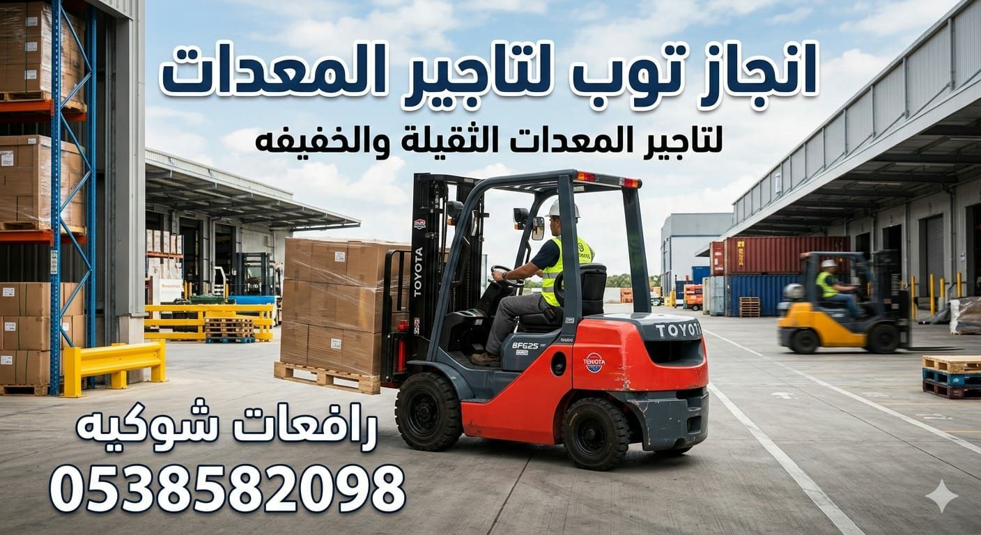 رافعات شوكيه فوركلفت للايجار