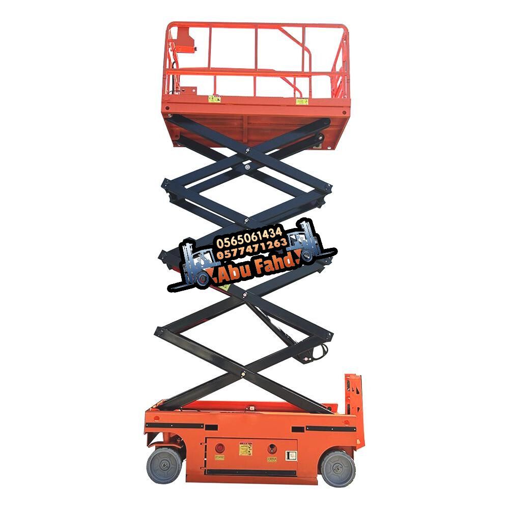 سيزر لفت 18متر للايجار رافعه مقصيه للايجار