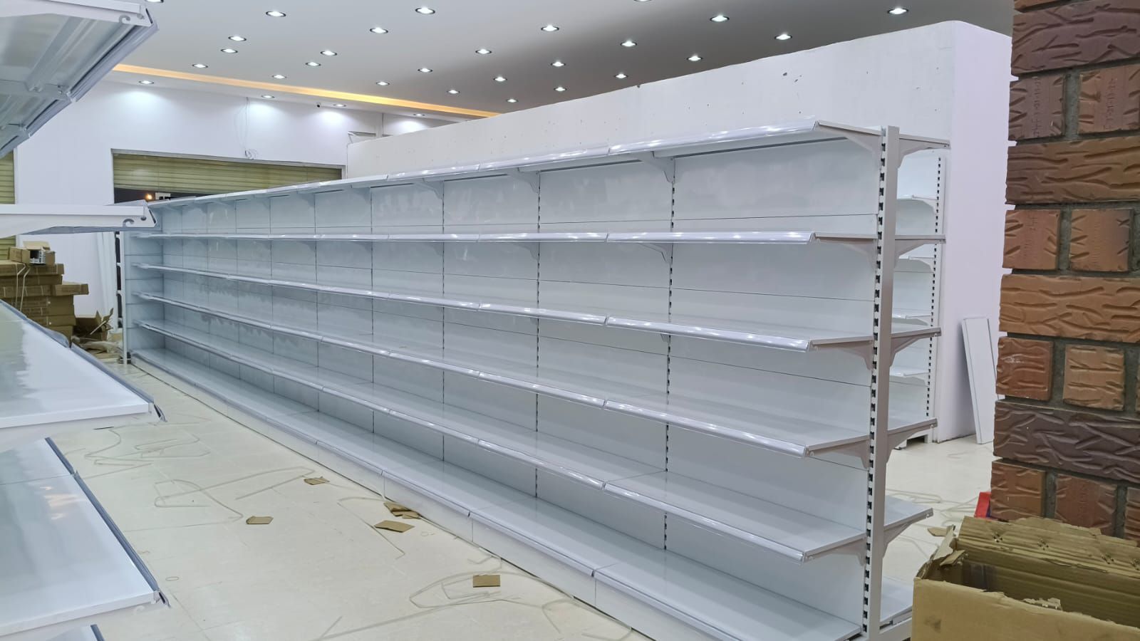 رفوف سوبر ماركت رفوف مستودع رفوف بقاله رفوف تخزين