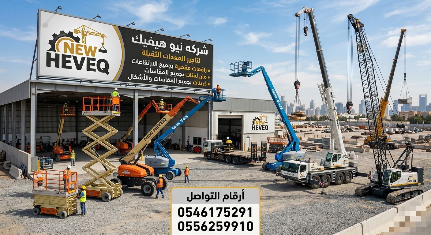 مان لفت سيزرلفت رافعه شوكية كرينات للايجار تبوك