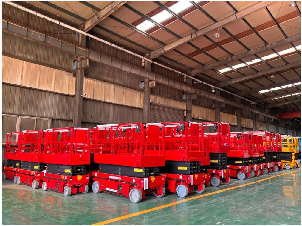 Scissor lifts for rent: 8m, 10m, 12m, 14m, 16m, 18