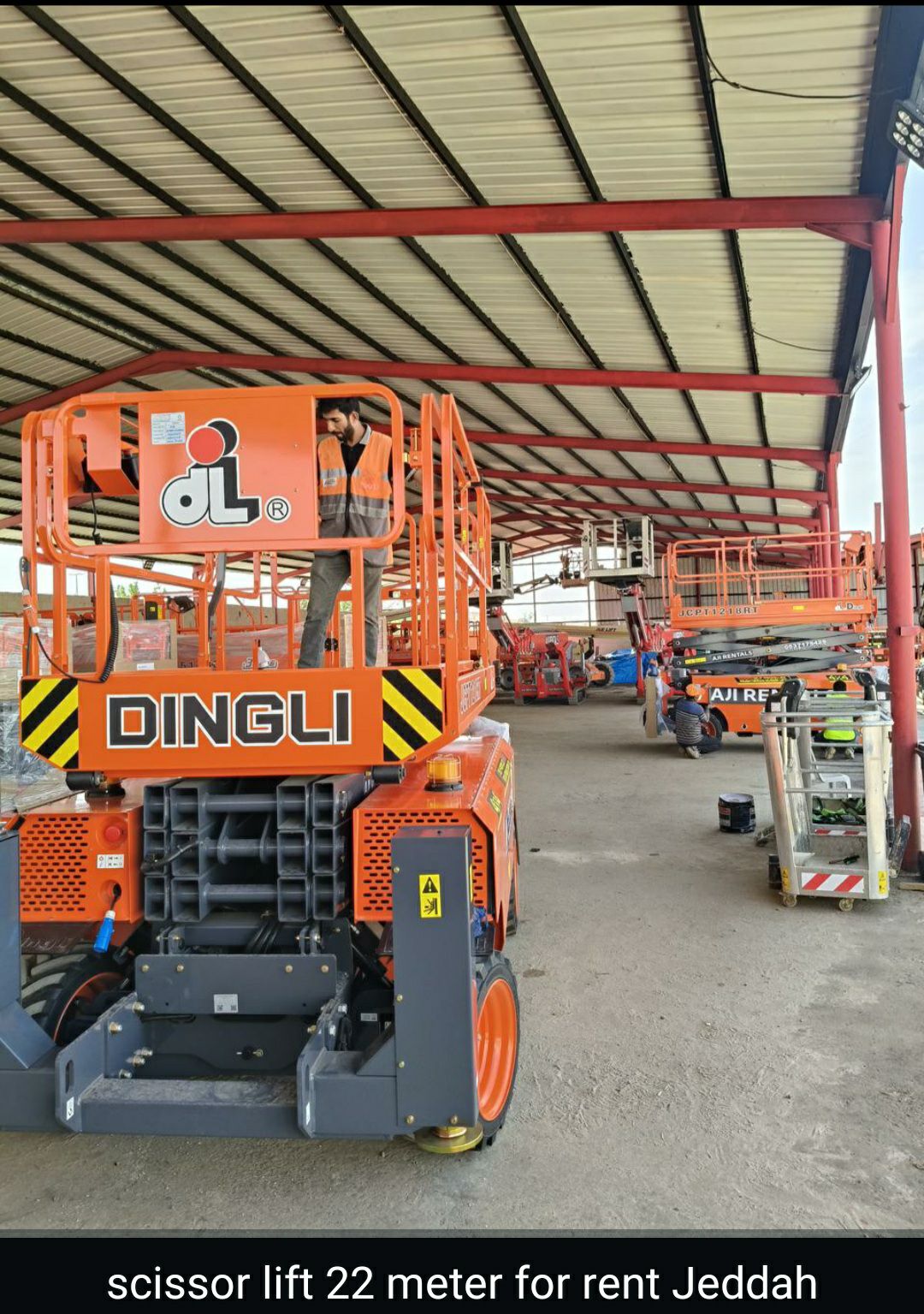 تأجير سقالات كهرباء سيزرلفت مان لفت رافعة شوكية تا