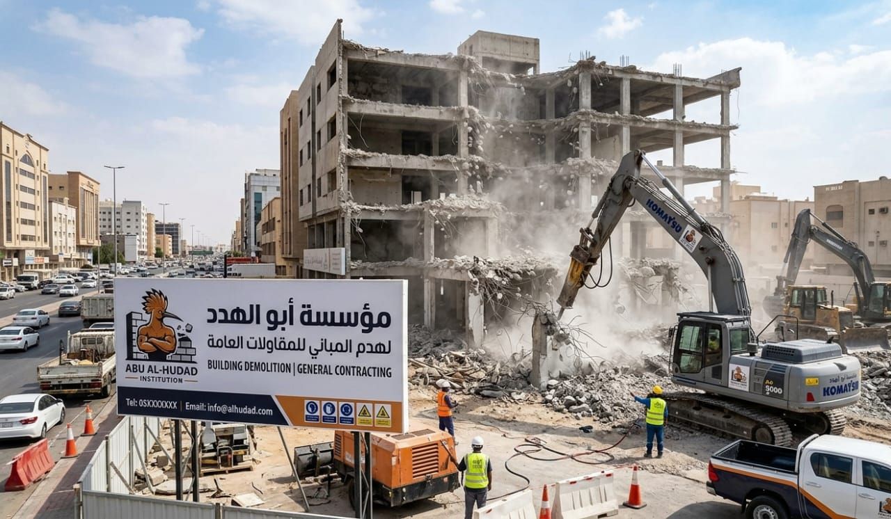 مقاول هدم مباني بالرياض الدمام القصيم