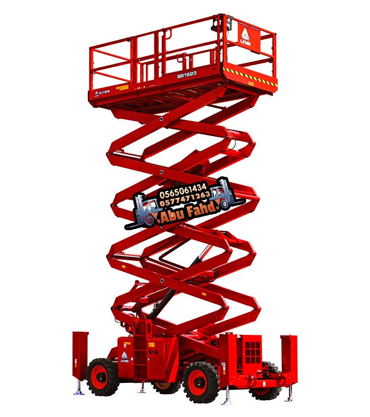 سيزر لفت 18متر للايجار رافعه مقصيه للايجار