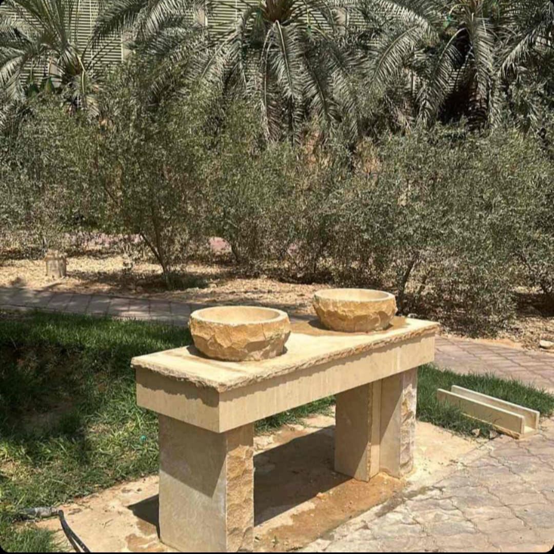 مغاسل حجر طبيعي