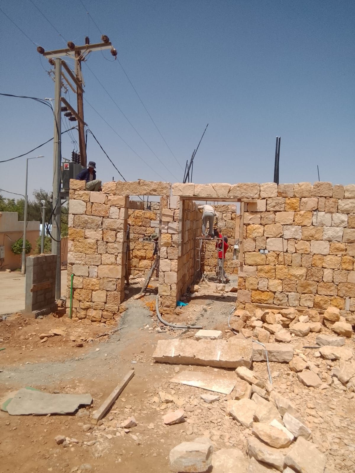 مقاول حجر طبيعي وشبوك