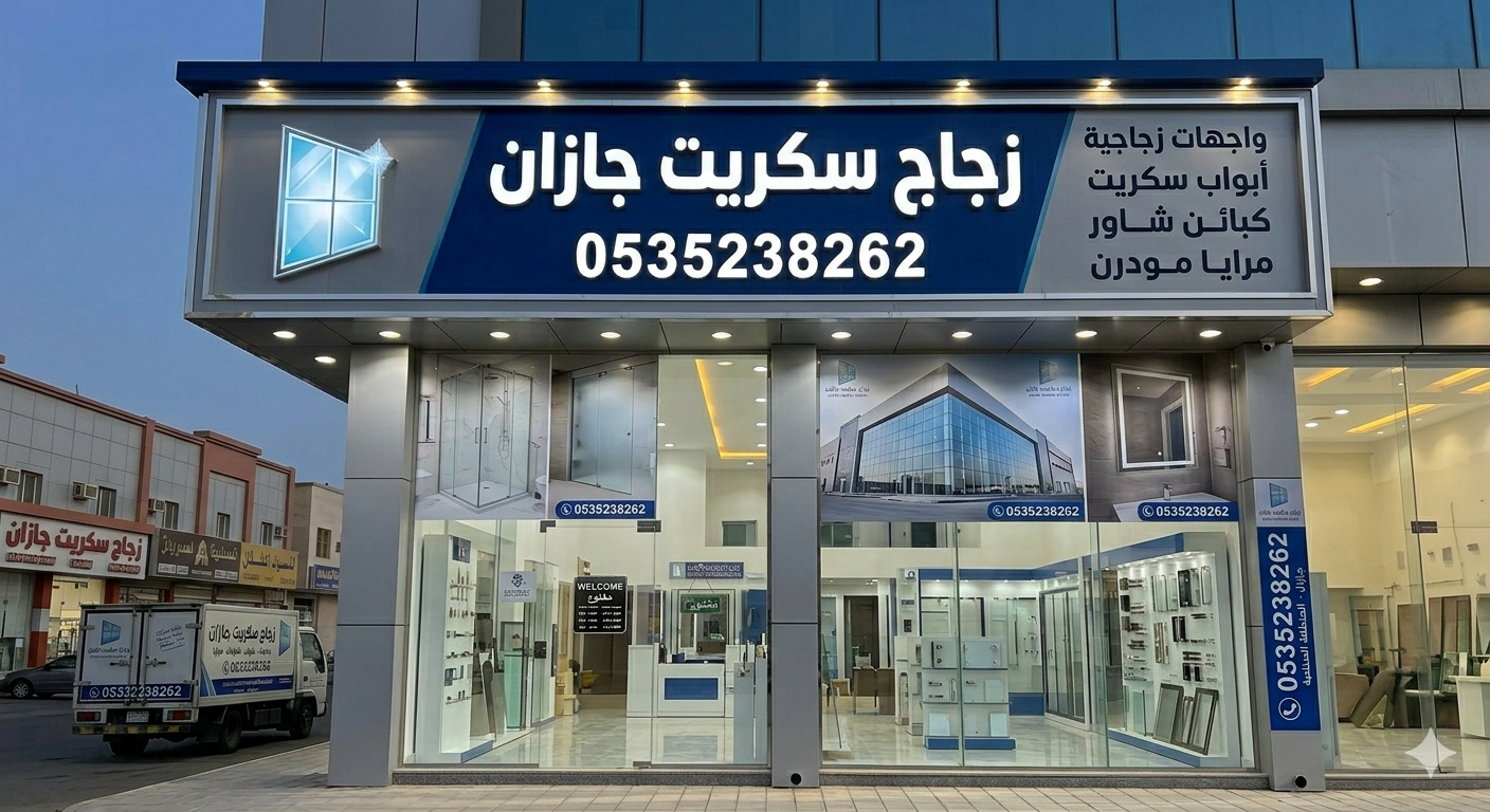 زجاج سكريت جازان