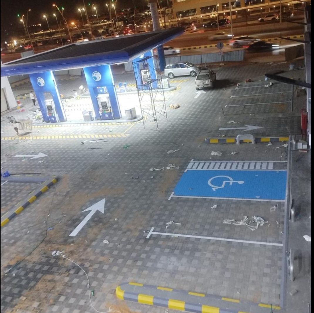تخطيط شوارع وبركنج وأسهم أرشاديه وأعمال أسفلت #سفل