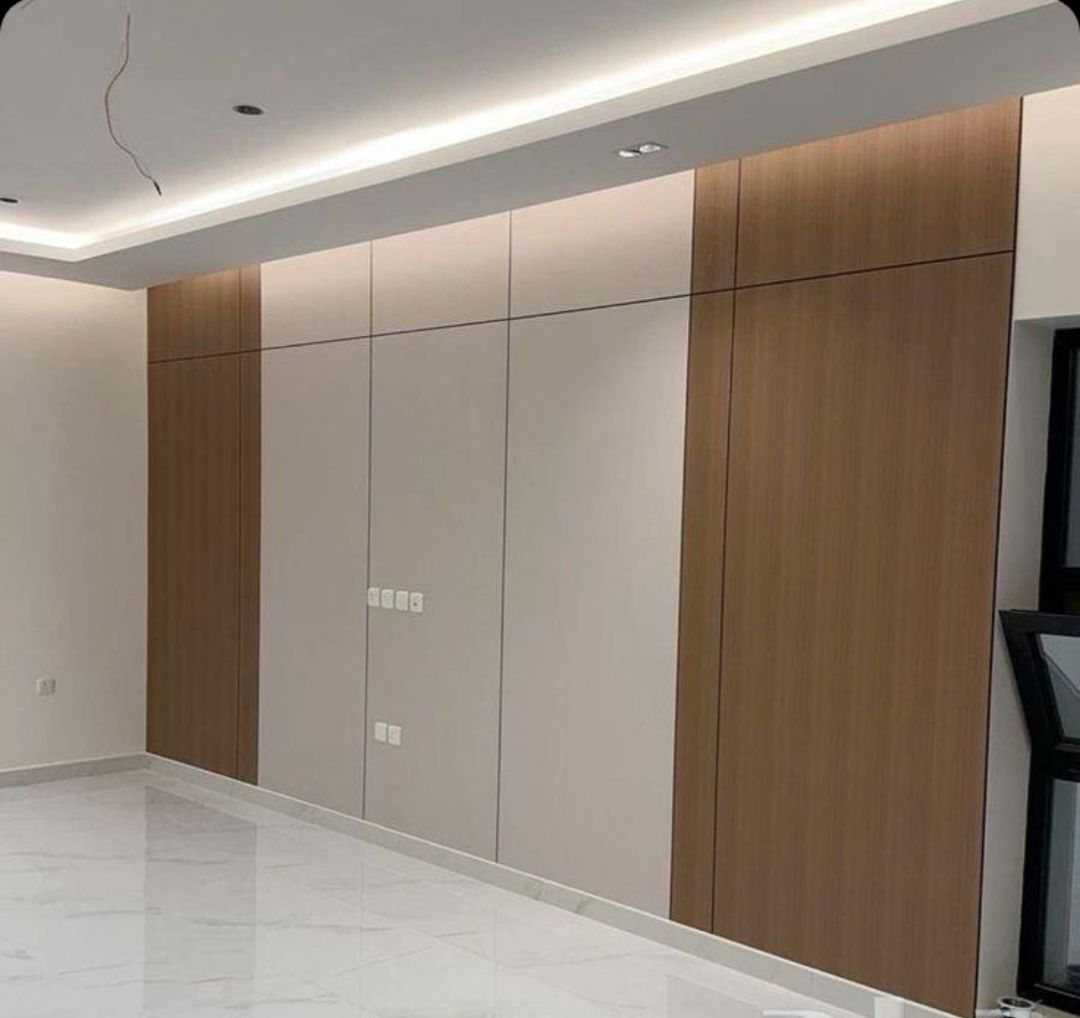 معلم ديكورات داخليه بديل الشيبورد وبديل خشب وشاشه