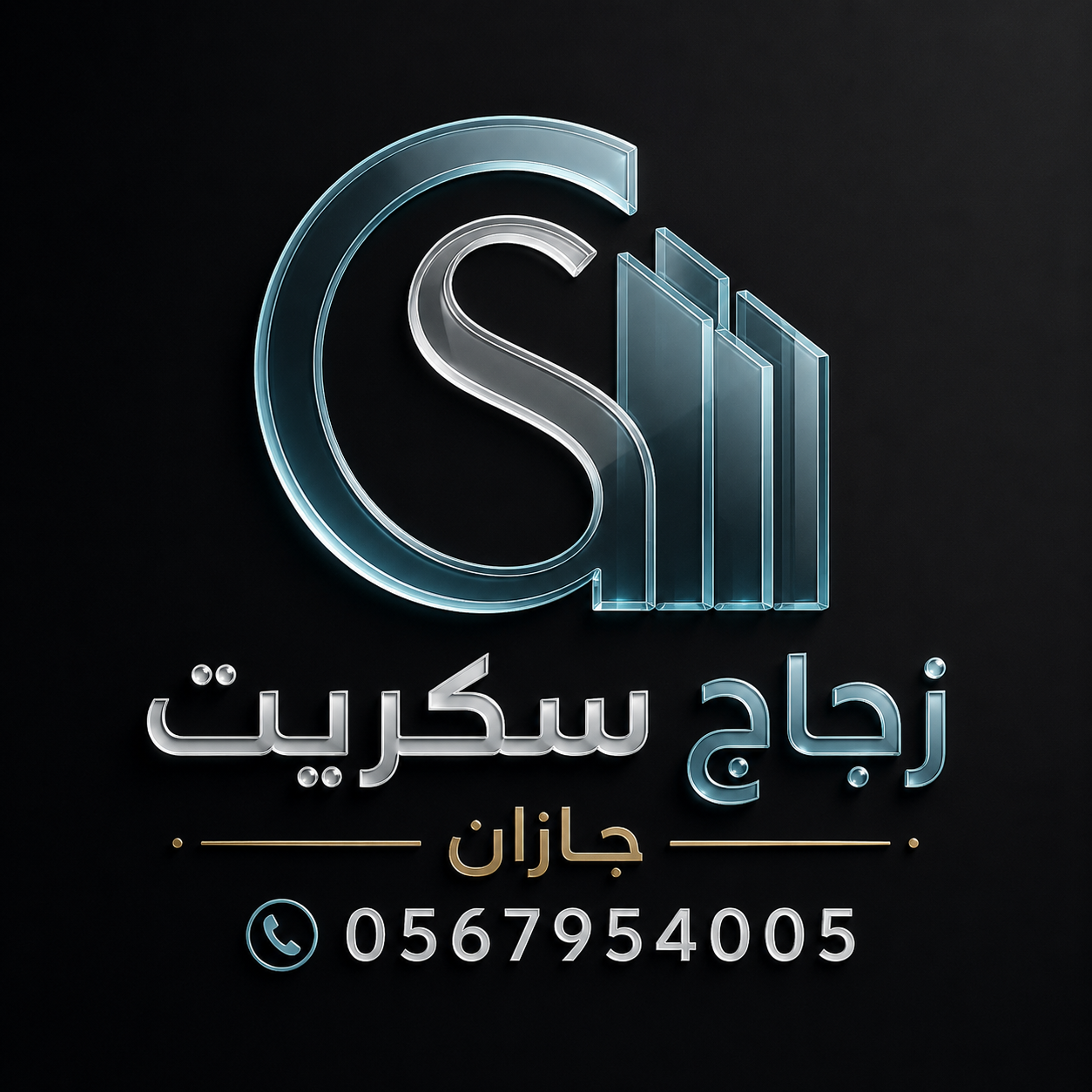 زجاج سكريت جازان