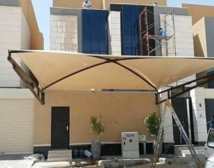 مضلات سواتر وسندويش بنل وجميع أعمال الحداد ديكورات